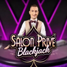 Blackjack Salon Privé slot visual from Ezugi available on igobetscasino.nl