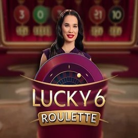 Lucky 6 Roulette online game logo by Pragmatic Play on igobetscasino.nl