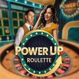 Official Live Casino logo: PowerUP Roulette by Pragmatic Play at IgoBet Casino