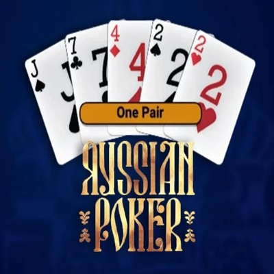 Russian Poker slot logo by OneTouch Games at IgoBet Casino